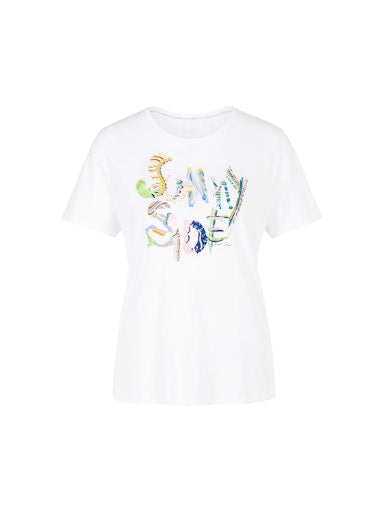 T-shirts korte mouw wit Marc Cain