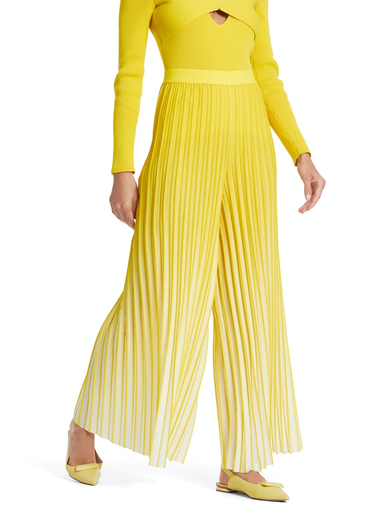 Broeken geel Marc Cain