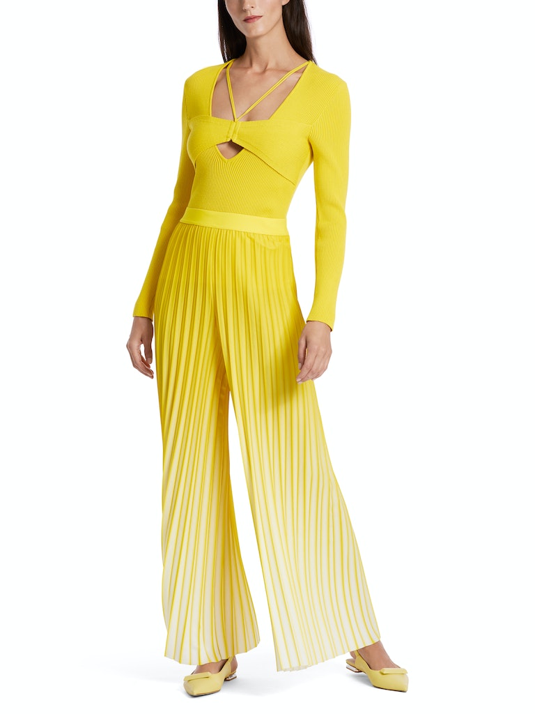 Broeken geel Marc Cain