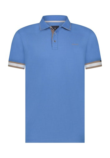Polo's korte mouw blauw State of Art
