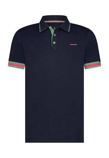 Polo's korte mouw blauw State of Art