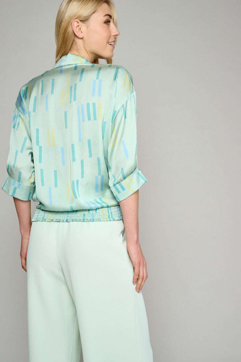 Blouses lange mouw groen Marie Méro