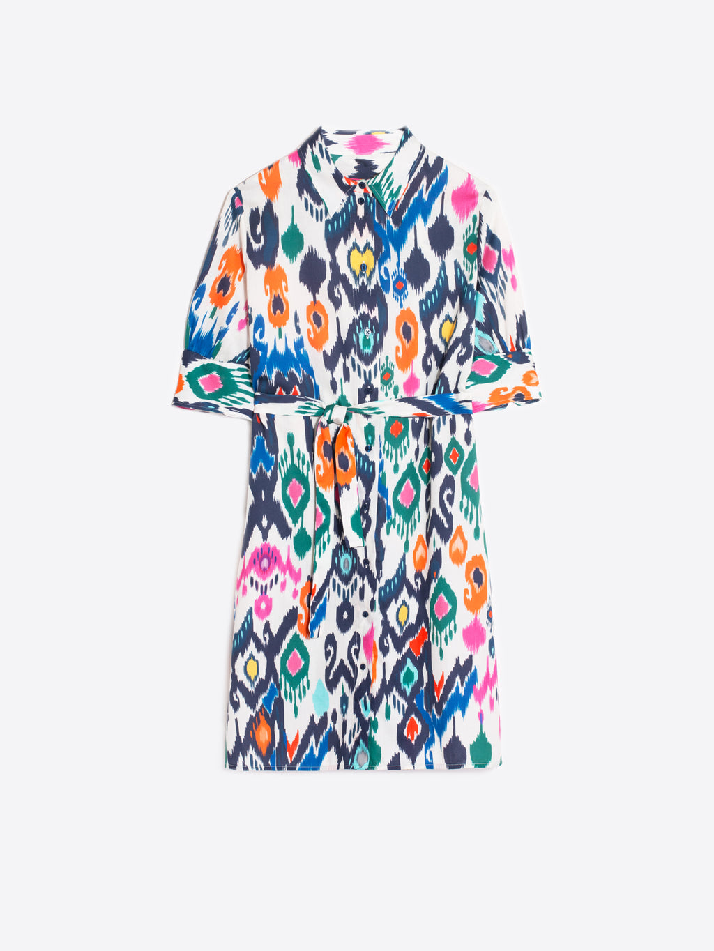 Jurken korte mouw multicolor Vilagallo