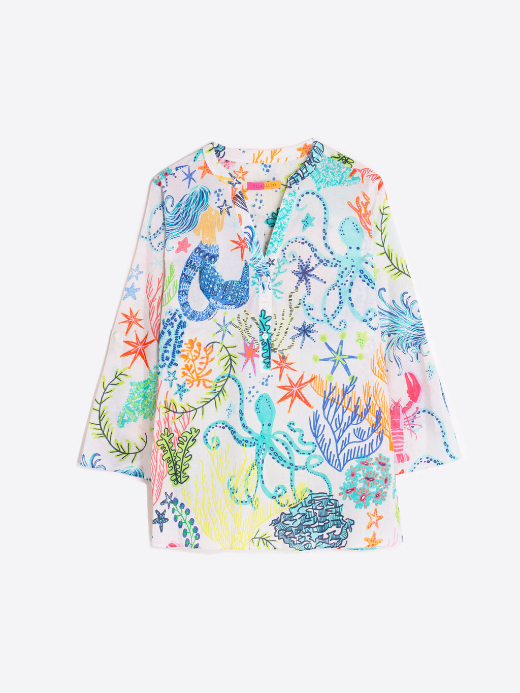 Blouses lange mouw multicolor Vilagallo