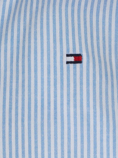 Hemden lange mouw blauw Tommy Hilfiger
