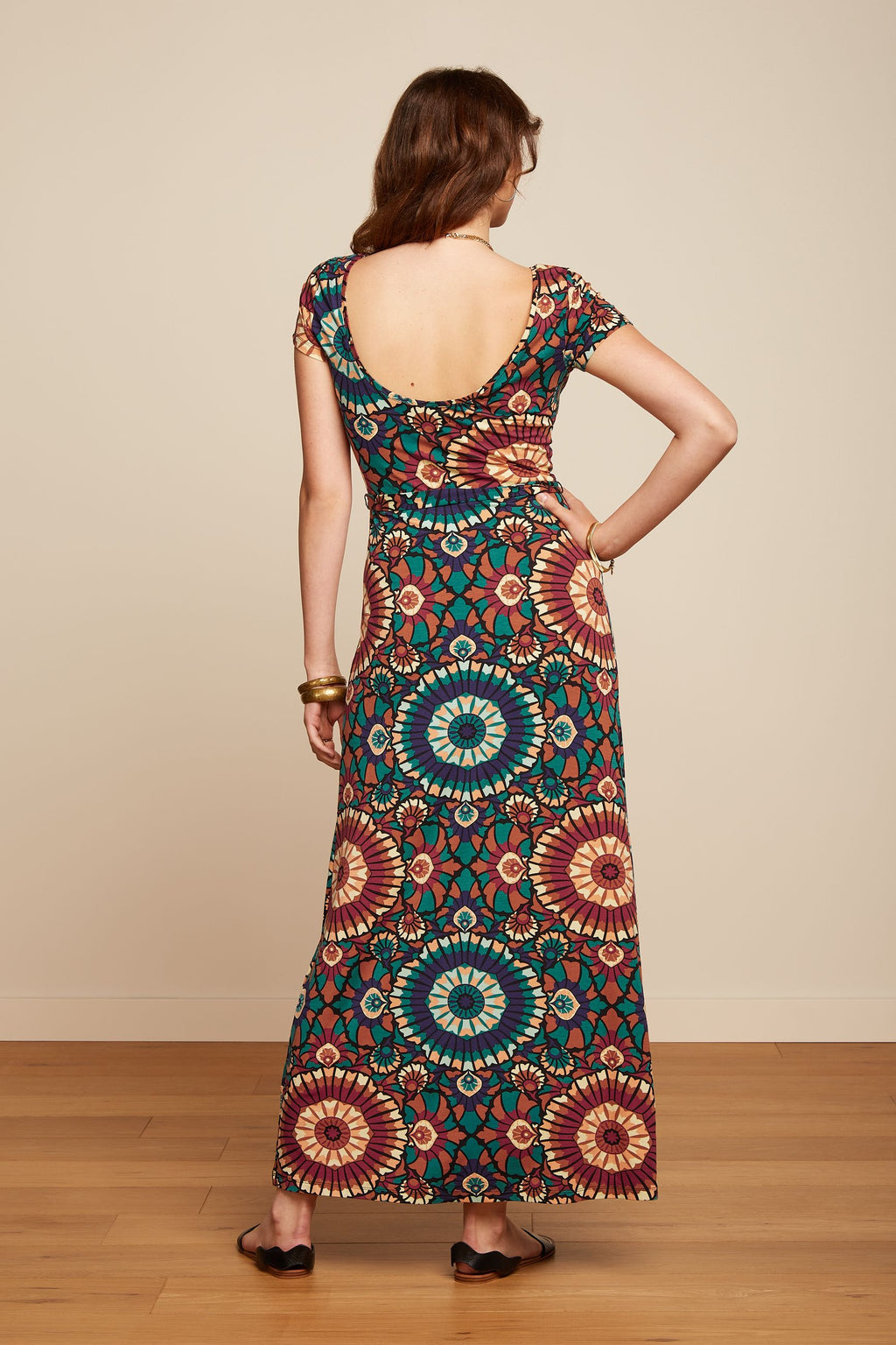 Jurken korte mouw multicolor King Louie