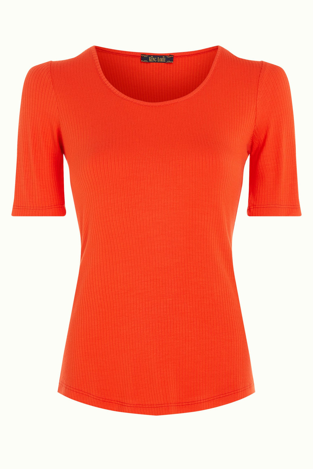 T-shirts korte mouw oranje King Louie