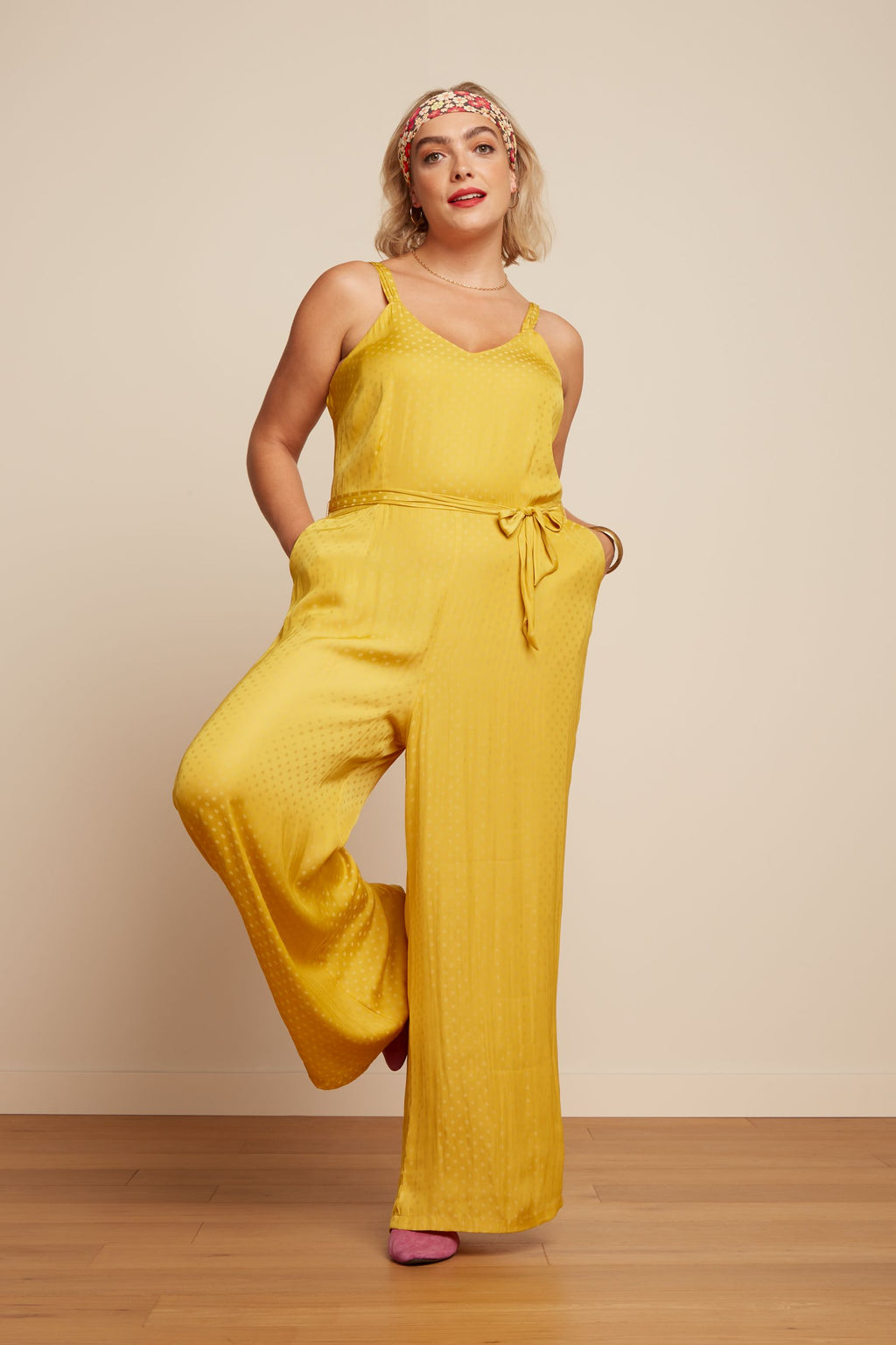Jumpsuits zonder mouw geel King Louie