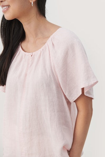 Blouses korte mouw roze Part Two