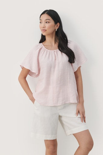 Blouses korte mouw roze Part Two
