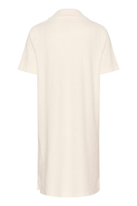 Jurken korte mouw beige Part Two