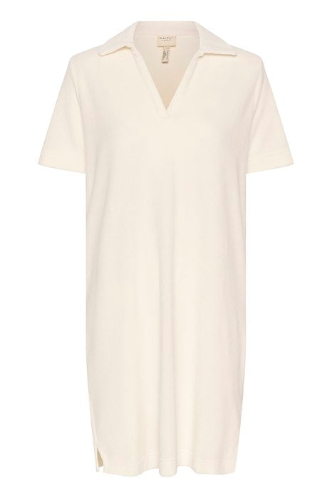 Jurken korte mouw beige Part Two