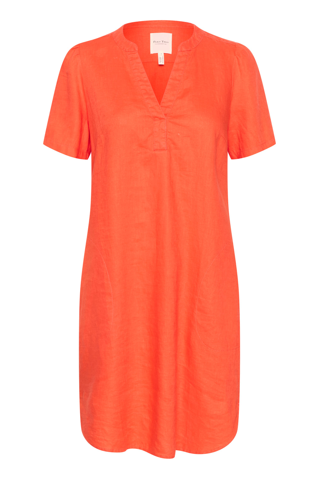 Jurken korte mouw oranje Part Two