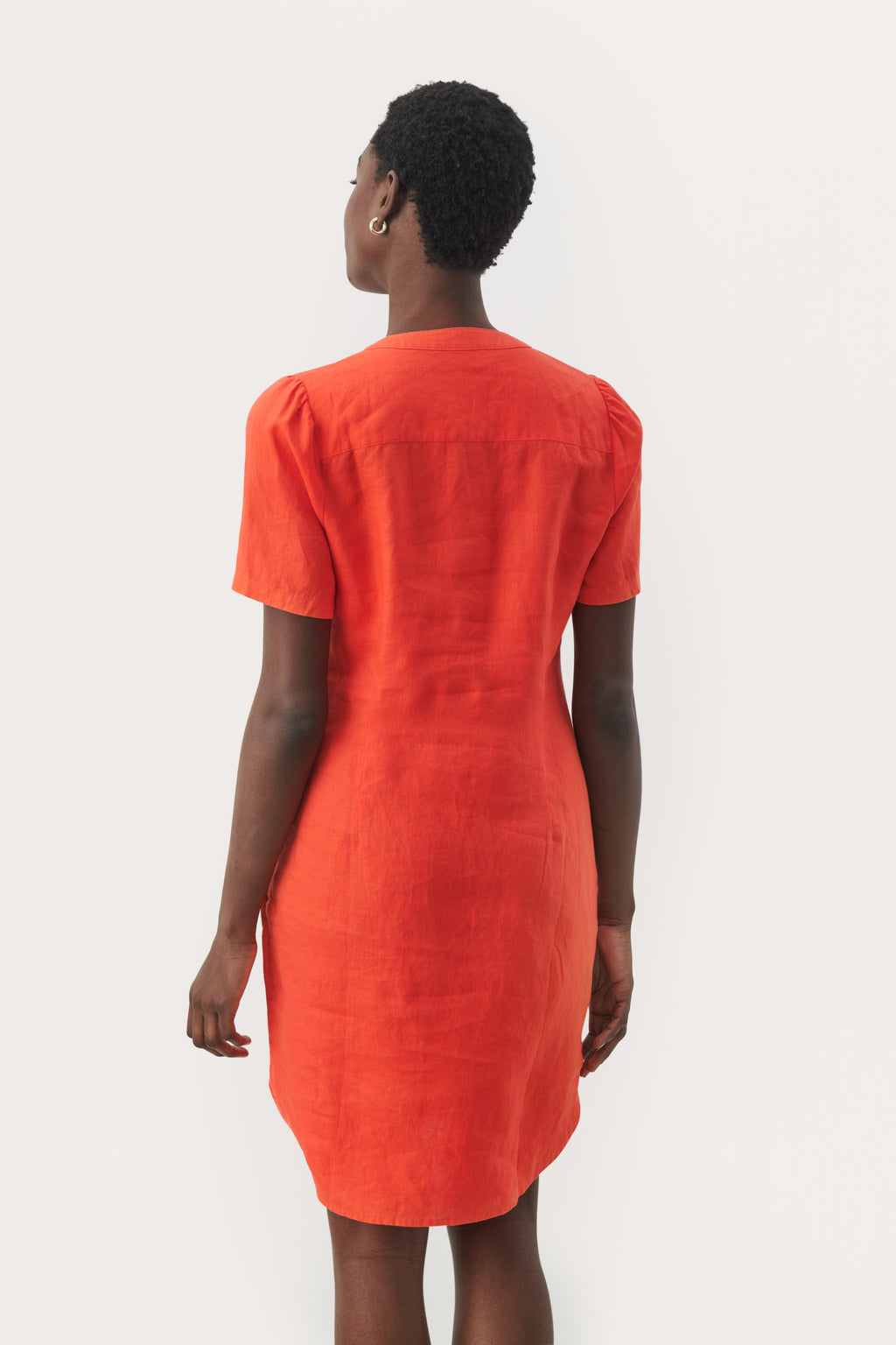 Jurken korte mouw oranje Part Two