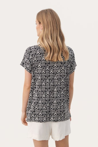 T-shirts korte mouw zwart Part Two