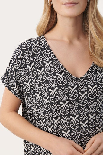 T-shirts korte mouw zwart Part Two