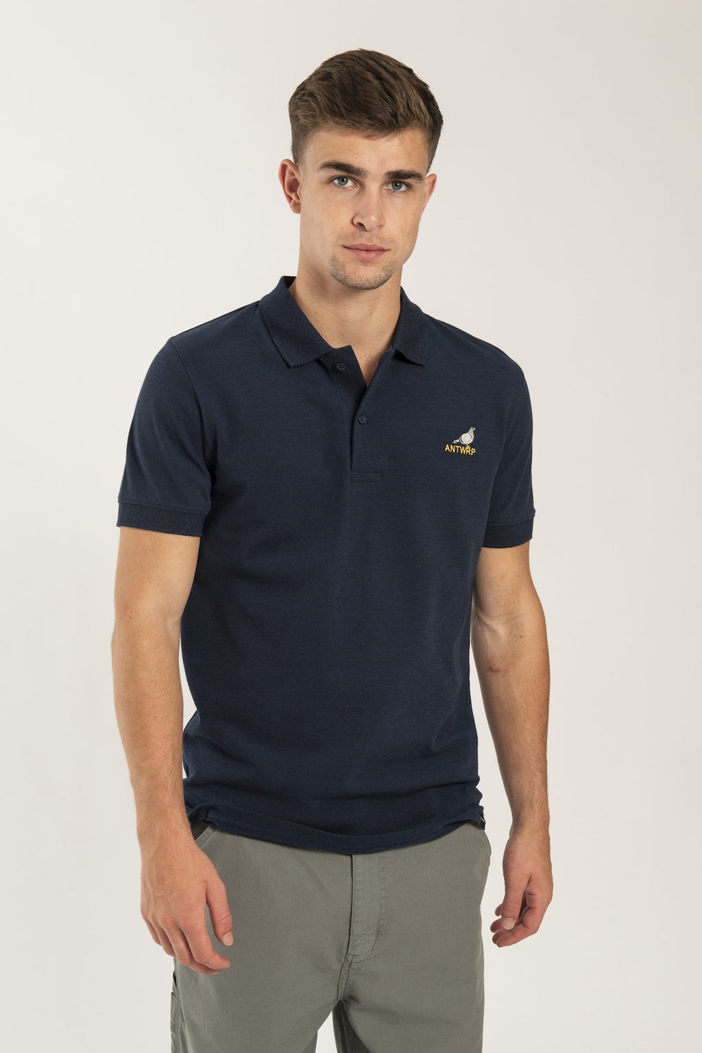 Polo's korte mouw blauw ANTWRP