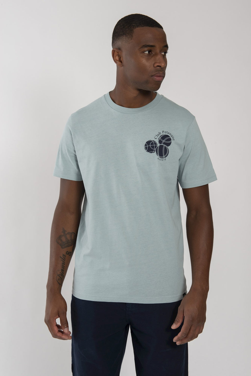 T-shirts korte mouw blauw ANTWRP