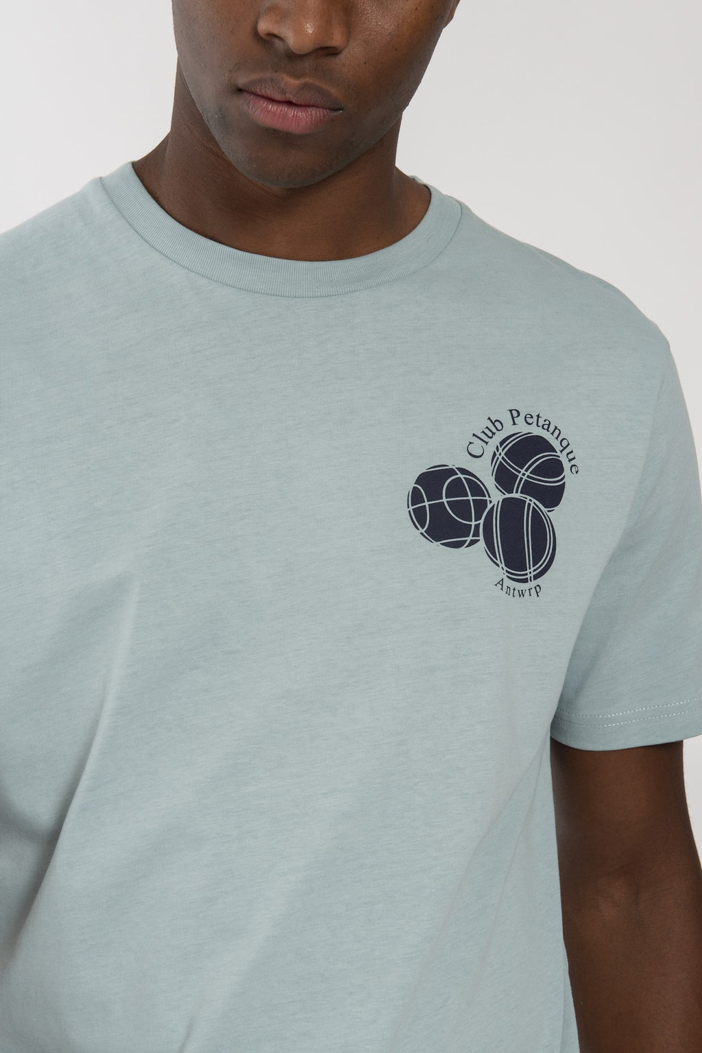 T-shirts korte mouw blauw ANTWRP