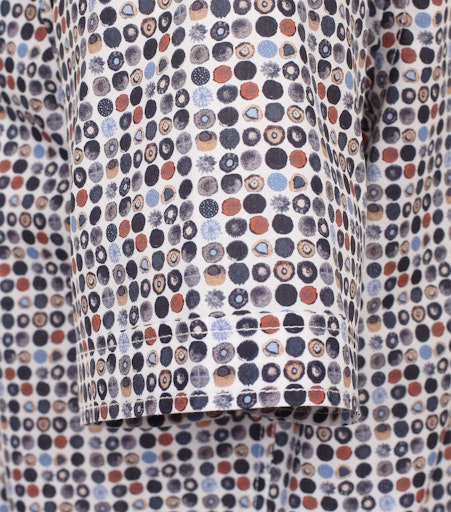 Hemden korte mouw grijs Casa Moda