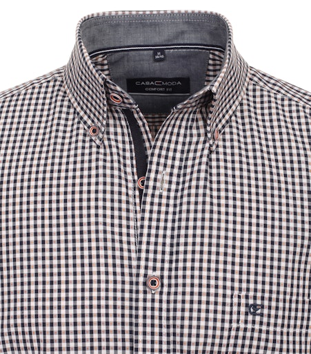 Hemden korte mouw oranje Casa Moda