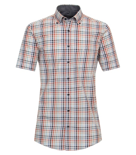 Hemden korte mouw oranje Casa Moda