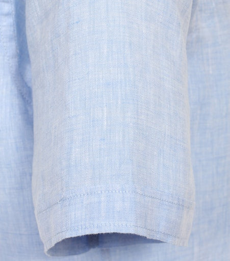 Hemden korte mouw blauw Casa Moda