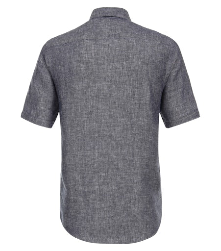 Hemden korte mouw blauw Casa Moda