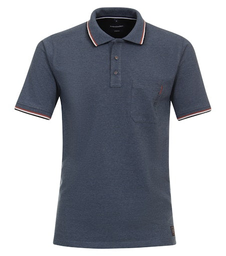 Polo's korte mouw blauw Casa Moda