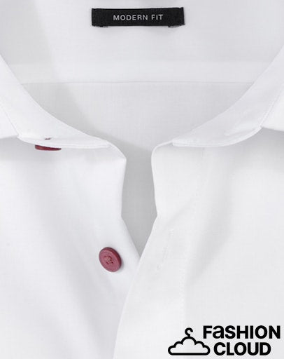 Hemden lange mouw wit OLYMP