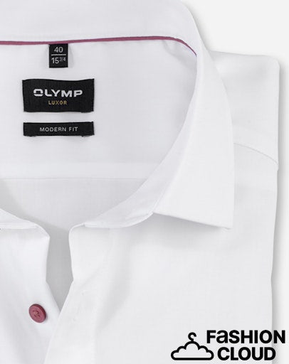 Hemden lange mouw wit OLYMP