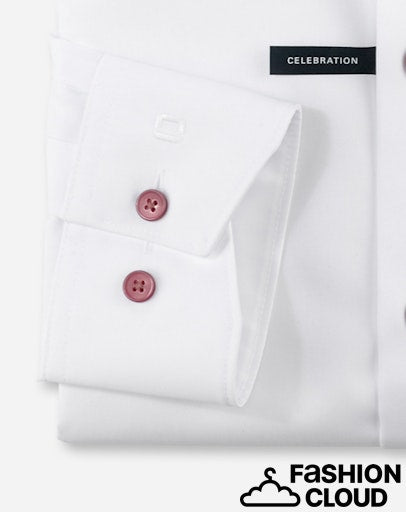 Hemden lange mouw wit OLYMP