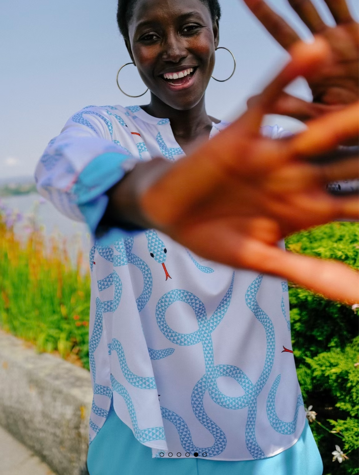 Blouses lange mouw multicolor Herzen's Angelegenheit