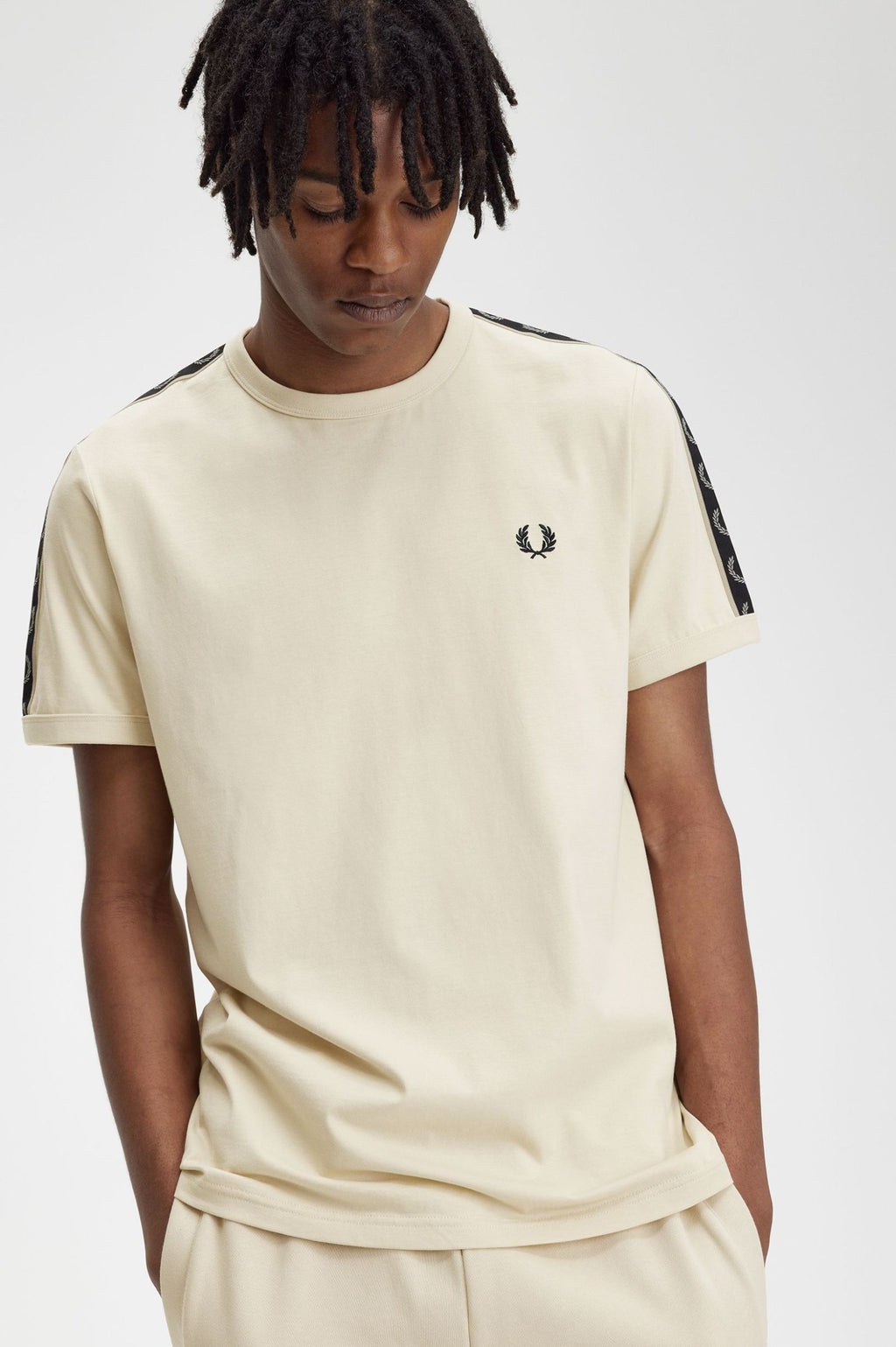 T-shirts korte mouw beige Fred Perry