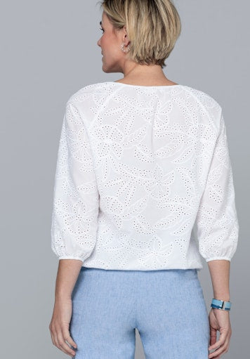 Blouses lange mouw wit Bianca