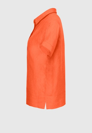 Blouses korte mouw oranje Bianca
