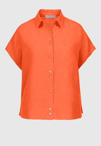 Blouses korte mouw oranje Bianca