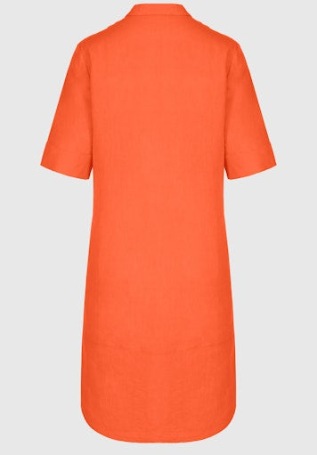 Jurken korte mouw oranje Bianca