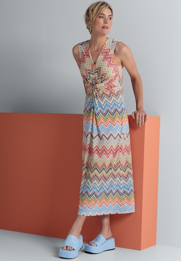 Jurken zonder mouw multicolor Bianca