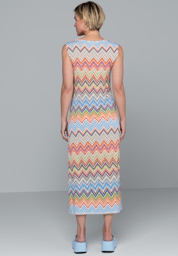 Jurken zonder mouw multicolor Bianca