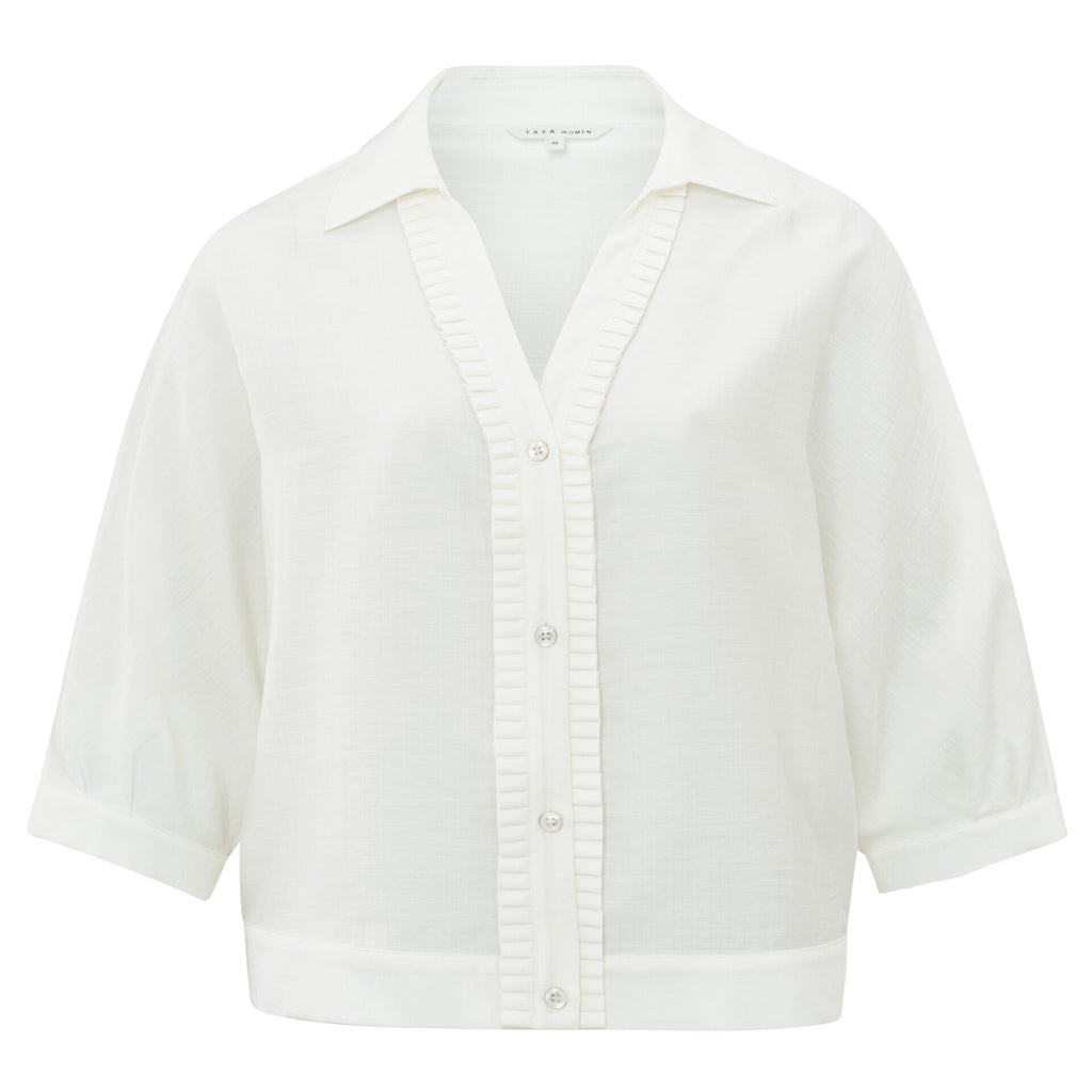 Blouses lange mouw beige YAYA