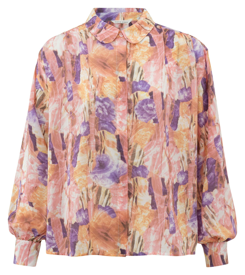 Blouses lange mouw roze YAYA