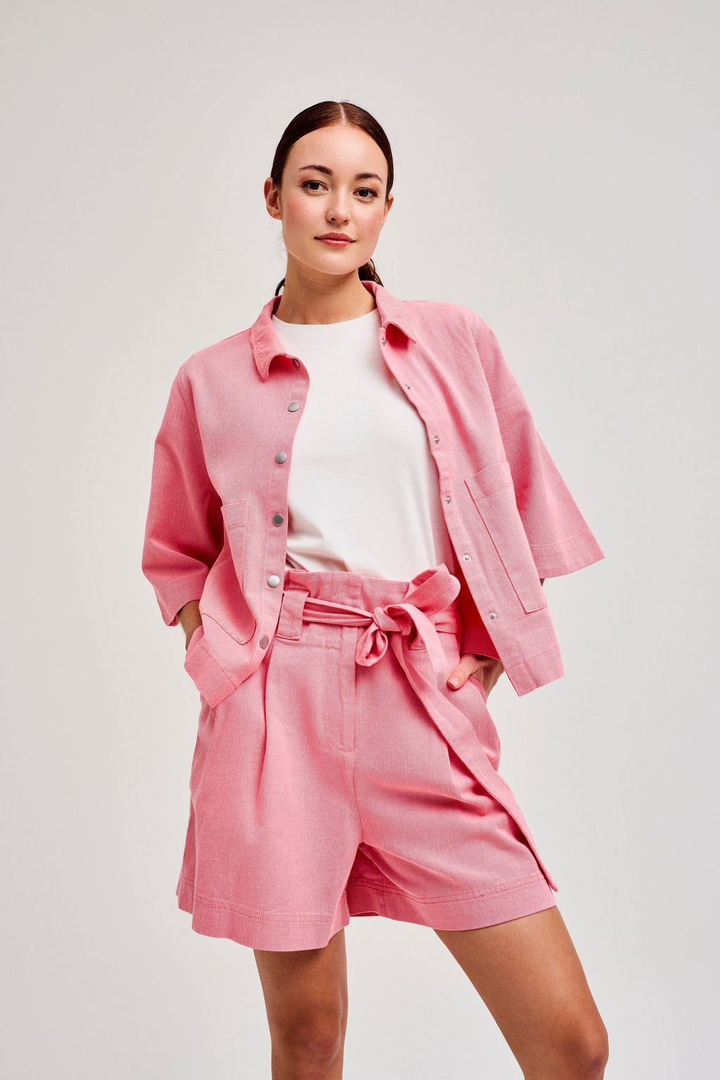Blouses lange mouw roze CKS
