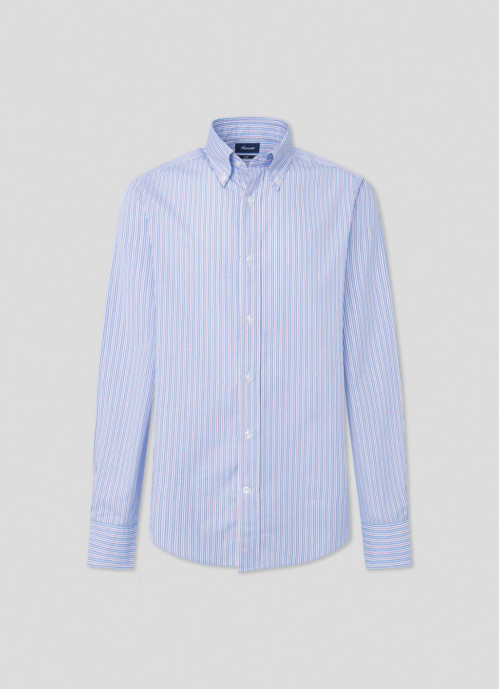 Hemden lange mouw blauw Façonnable