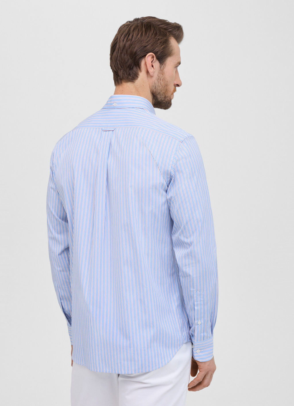 Hemden lange mouw blauw Façonnable