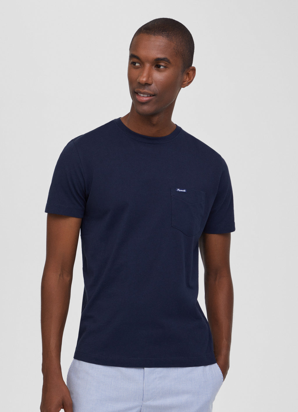 T-shirts korte mouw navy Façonnable