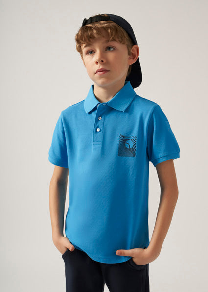 Polo's korte mouw blauw Mayoral