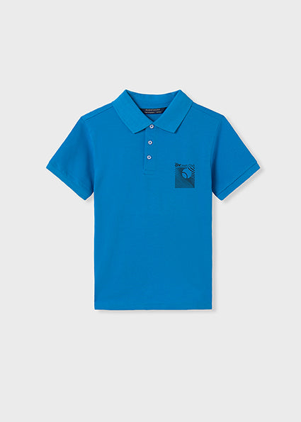 Polo's korte mouw blauw Mayoral