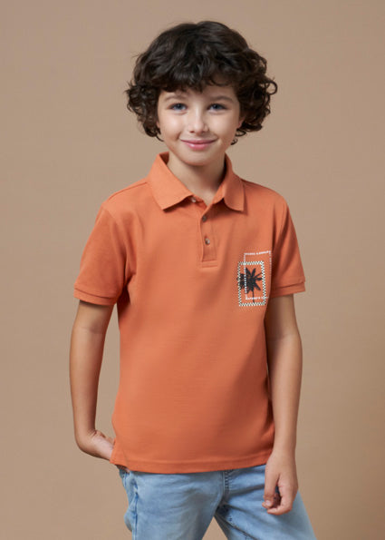 Polo's korte mouw oranje Mayoral