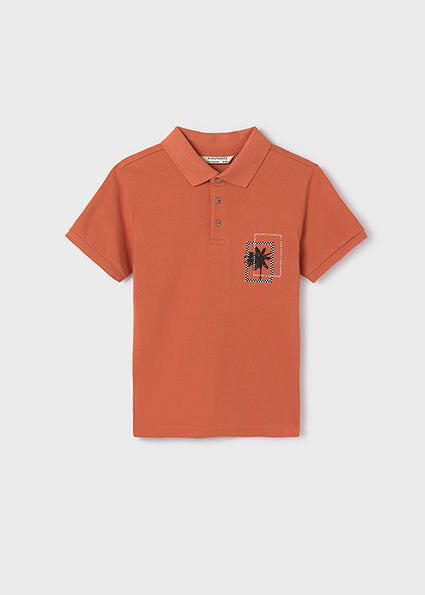 Polo's korte mouw oranje Mayoral